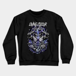 LIVING COLOUR BAND MERCHANDISE Crewneck Sweatshirt